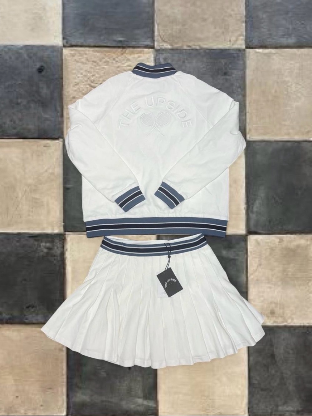 Anthropologie the upside womens tennis skirt and jacket set NWT